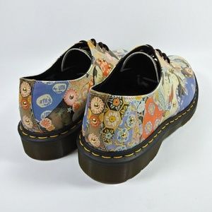 Dr Martens Ladies 1461 EA Oriental Eastern Art Multi Coloured Leather Shoes